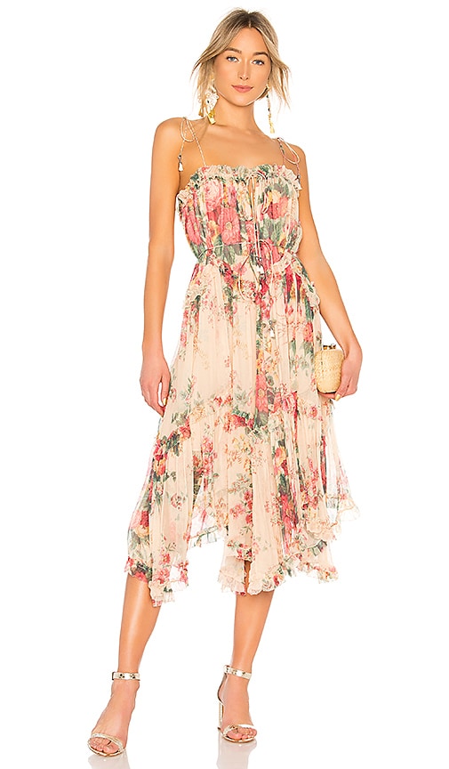 Zimmermann Laelia Floating Dress in Meadow Floral | REVOLVE