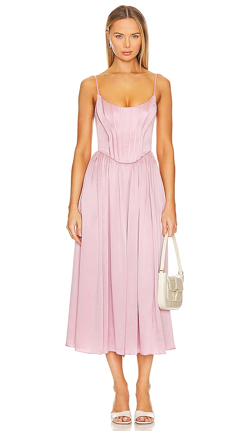 Zimmermann Corset Dress in Pink