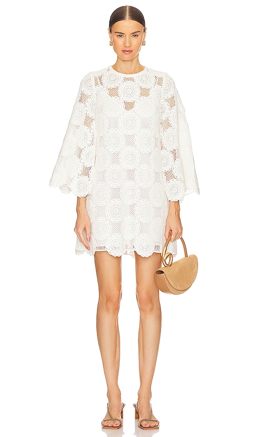 Zimmermann Junie Tunic Dress in Ivory