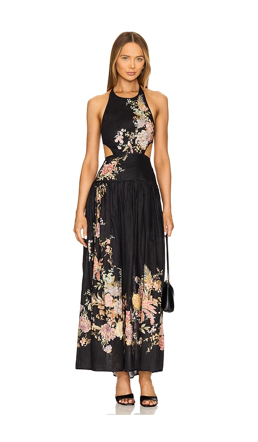 【Zimmermann】TALLOW HALTER MIDI DRESS ホルター ミディドレス zimmermann 👗 try-on 1. Illuminate Draped Midi Dress 2