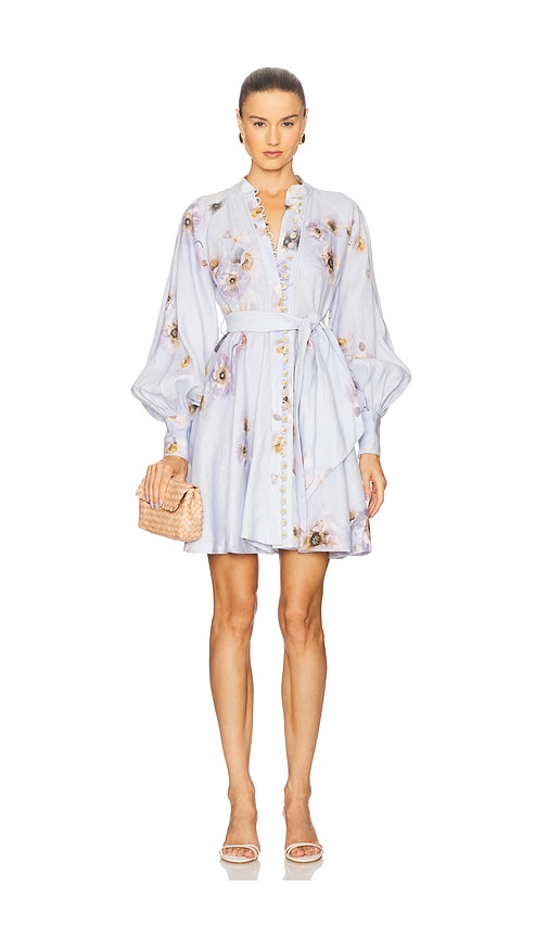 Fit & Flare Dress in Baby Blue. - size 0/XS (also in 1/S, 2/M) - Zimmermann - Modalova