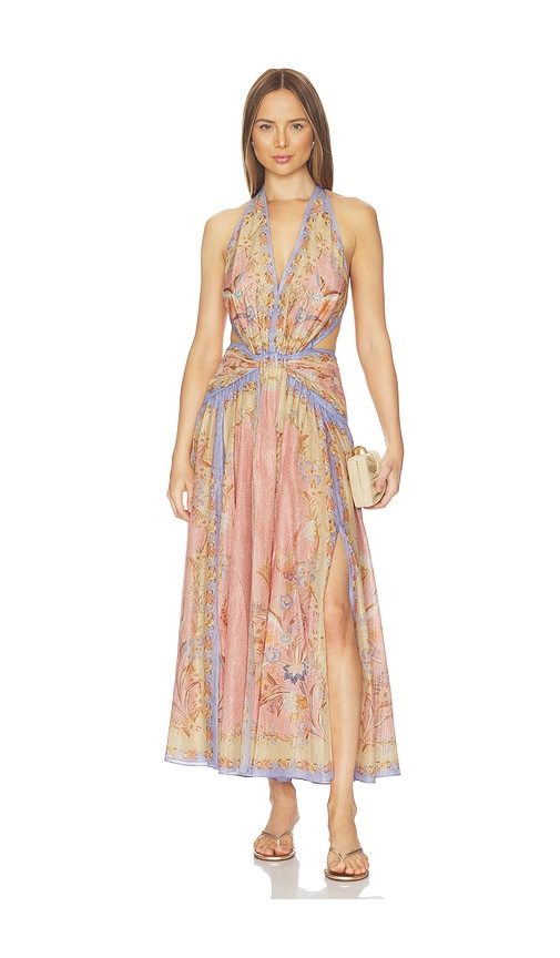 sachin and babi light blue dress The Lovely Life Halter Top Floral