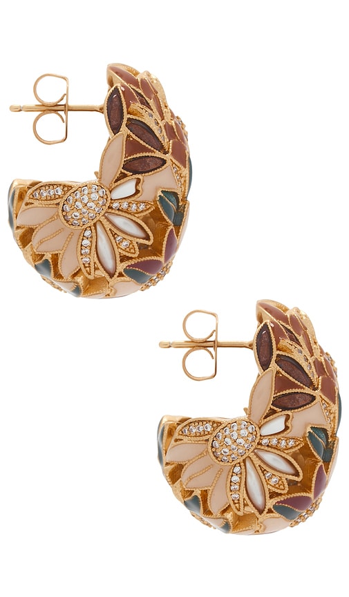 Zimmermann Botanica Stud Earrings In Multi