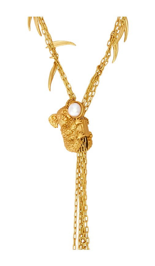  Zimmermann Schmuck Mira Lariat In Metallic Gold. 