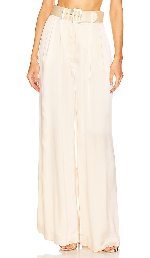 Zimmermann Wide Leg Pant in Tea