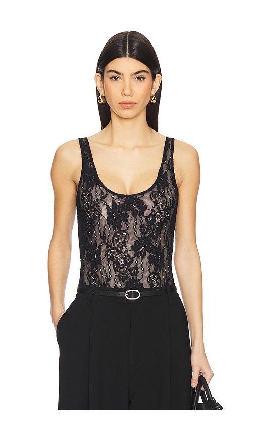 Zimmermann レーススクープボディスーツ - Black | REVOLVE