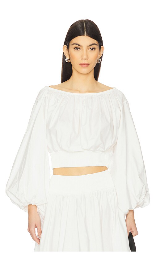 Zimmermann Poplin Bodice in Ivory | REVOLVE