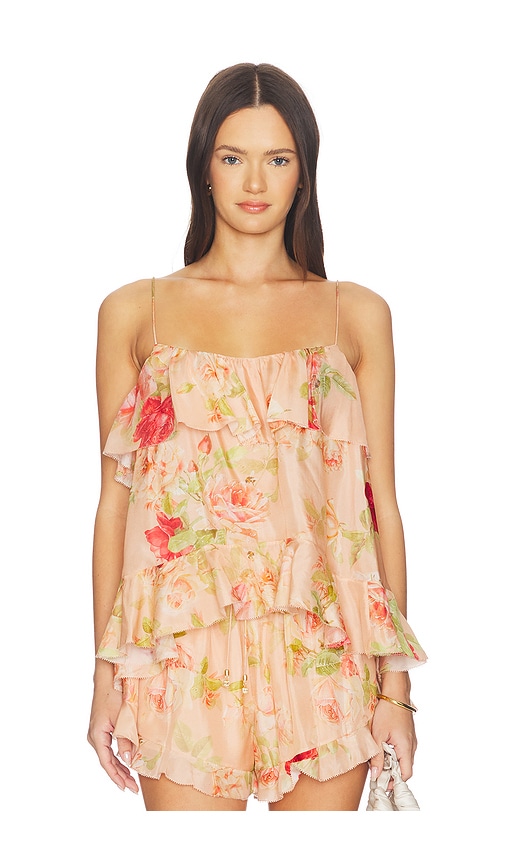 Zimmermann Roselight Frill Cami Top