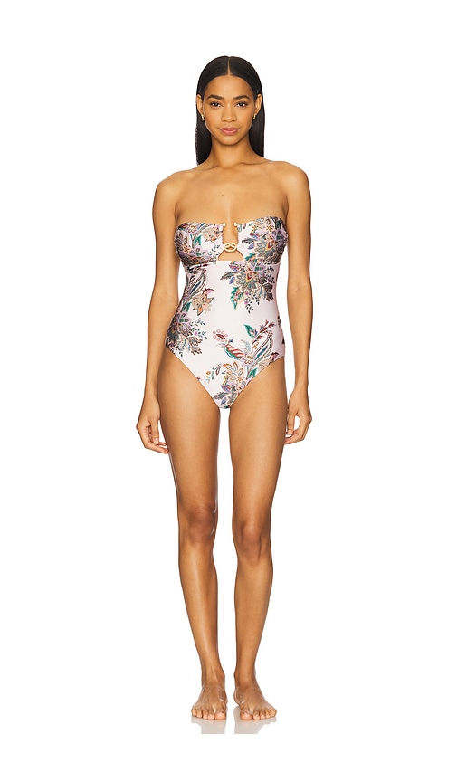 Zimmermann/Rhiannon リネン ミディワンピース スカラップ 1.4217wss251.crmmulpai.cream-