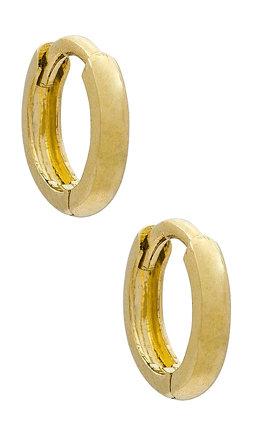 Zoe Lev 14k Gold Mini Huggie Earrings in Gold