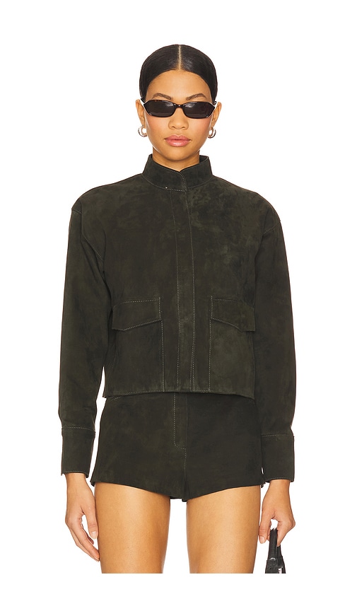 BLOUSON EN DAIM REMON in . Size M, S, XS - ZUT - Modalova