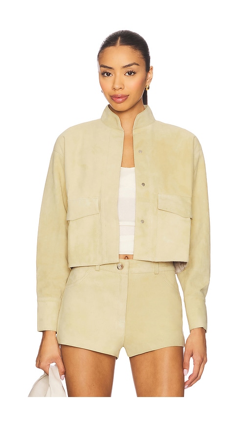 Zut X Revolve Cropped Suede Jacket