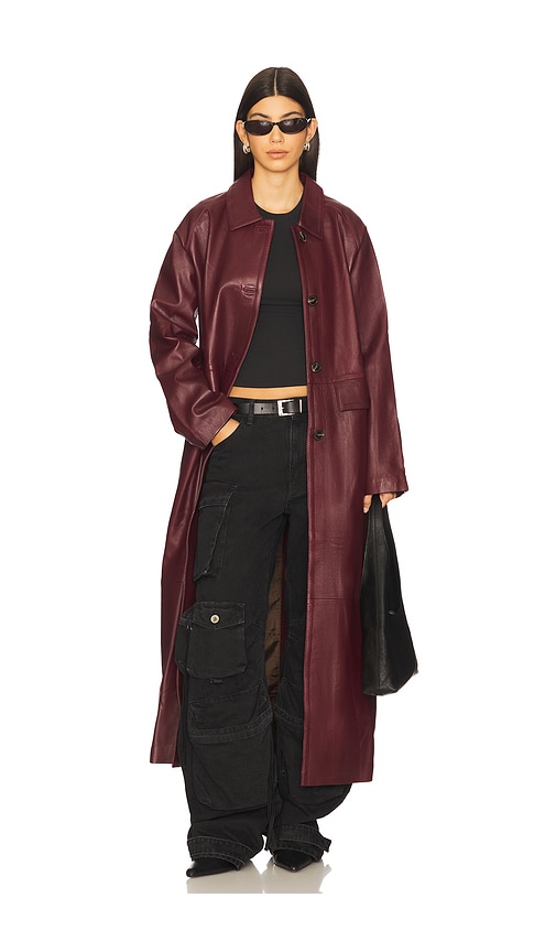 Palermo Leather Coat in . - size M (also in S, XS) - ZUT - Modalova