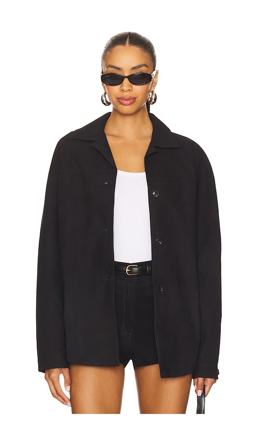 Zut X Revolve Meydan Suede Jacket In Blue