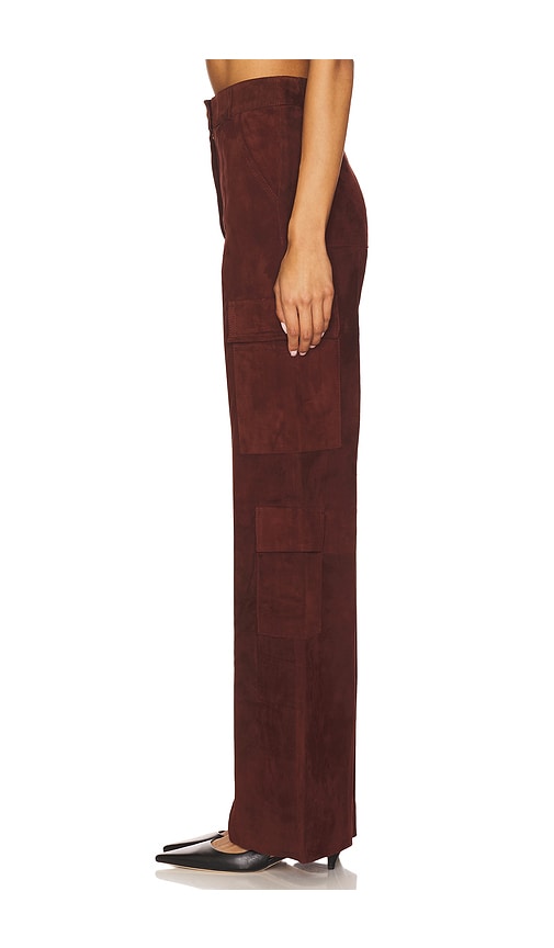  Zut Hose, Veloursleder Sammy In Burgundy. Größe S. Also In Xs. 