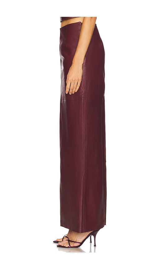  Zut Maxirock Aus Leder Laurel In Burgundy. Größe S. Also In M, L. 