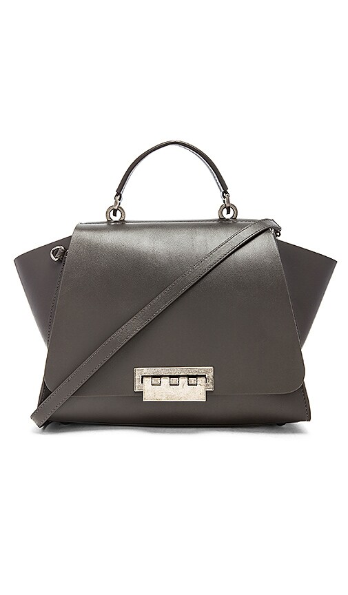 Zac Zac Posen Eartha Iconic Soft Top Handle Bag - Charcoal in Gray