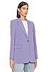 view 3 of 5 Single Button Relaxed Blazer in Twilight Purple