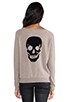 Luther Skull Cashmere Pullover, view 4 of 6, click to view large image.