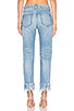 view 3 of 4 JEANS CROPPED STRAIGHT FRINGE in Stella