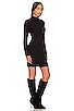 view 3 of 4 TURTLENECK 미디 원피스 in Black