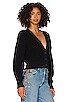 view 2 of 4 V-Neck Cardigan in Black
