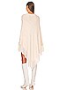 view 3 of 4 MIX STITCH ポンチョ in Cream