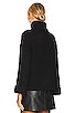 view 3 of 4 Chunky Turtleneck Shaker Pullover in Black