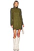 view 1 of 4 TURTLENECK CABLEKNIT SWEATER 원피스 in Olive