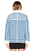 Mongolian Lamb Denim Jacket, view 3 of 4, click to view large image.