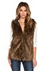 Hopi Reversible Faux Fur Vest, view 2, click to view large image.