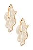 view 1 of 2 Shoreline Earring in White