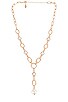 view 1 of 2 Chunky Lariat Necklace in Gold