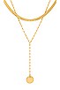 view 2 of 2 Pendant Lariat Necklace in Gold