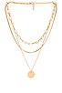 view 1 of 2 Layered Chain Necklace in Gold