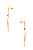 view 2 of 2 Hammered Stud Earrings in Gold