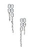 view 1 of 2 Ice Queen Earrings in Silver