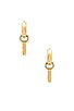 view 1 of 2 X REVOLVE Link Hoop Earrings in Gold & Silver