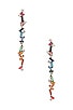 view 1 of 3 Rainbow Duster Earrings in Multi
