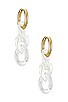 view 1 of 2 X REVOLVE Iridescent Link Hoops in Iridescent