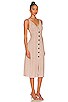 view 2 of 4 Monica Dress in Dusty Brown