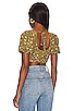 view 3 of 4 Natalie Top in Olive Wildflower