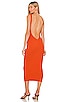 view 1 of 3 Lamiae Backless Midi Dress in Terracotta
