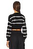 view 3 of 4 Sophia Stripe Sweater in Black