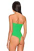view 4 of 5 Maiah Strapless Bodysuit in Kelly Green