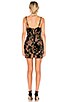 view 3 of 3 Lena Cowl Mini Dress in Black Floral
