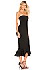 Izzy Ruffle Maxi Dress, view 2, click to view large image.