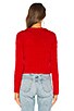 view 3 of 4 Lana Twist Front Sweater in Red
