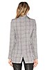 view 4 of 5 Constance Blazer in Grey Plaid