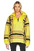 view 1 of 4 FLEECE ジャケット in Yellow, Camel & Black